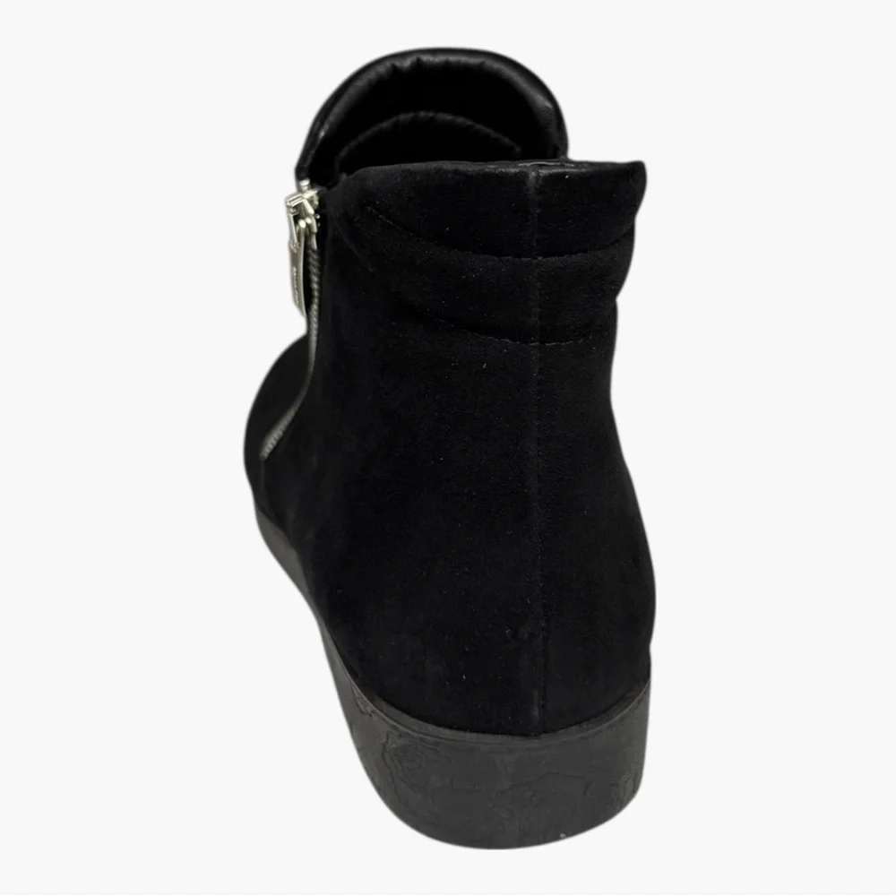 BeautiFeel Black Suede Ankle Boots Brie 1097 Size EU 38 US 7.5/8.0 Casual Winter